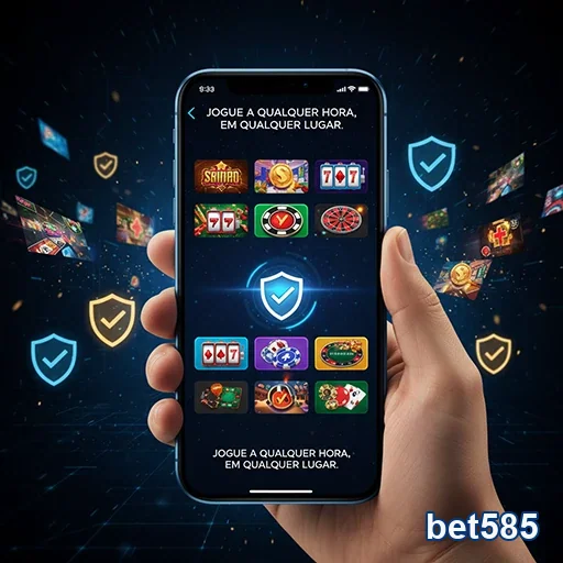 Ilustração de Experimente o aplicativo cassino bet585 com segurança e agilidade