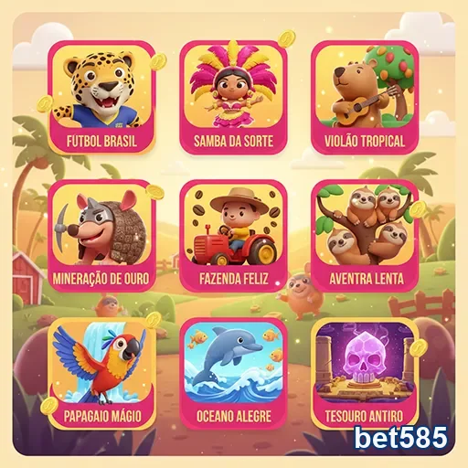 Ilustração de Aproveite as Melhores Slots e Recompensas VIP na bet585
