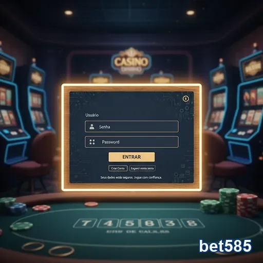 Ilustração de Aproveite as Melhores Slots e Recompensas VIP na bet585