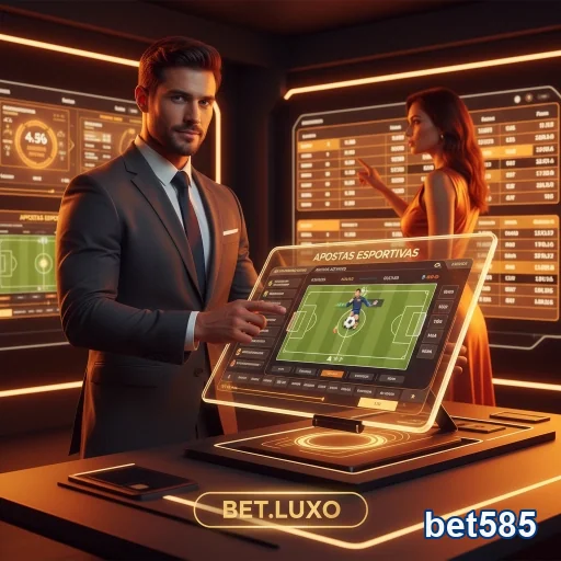Ilustração de Aproveite as Melhores Slots e Recompensas VIP na bet585